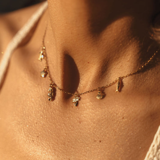 OCEAN CHARMS Bundle - Necklace & Bracelet