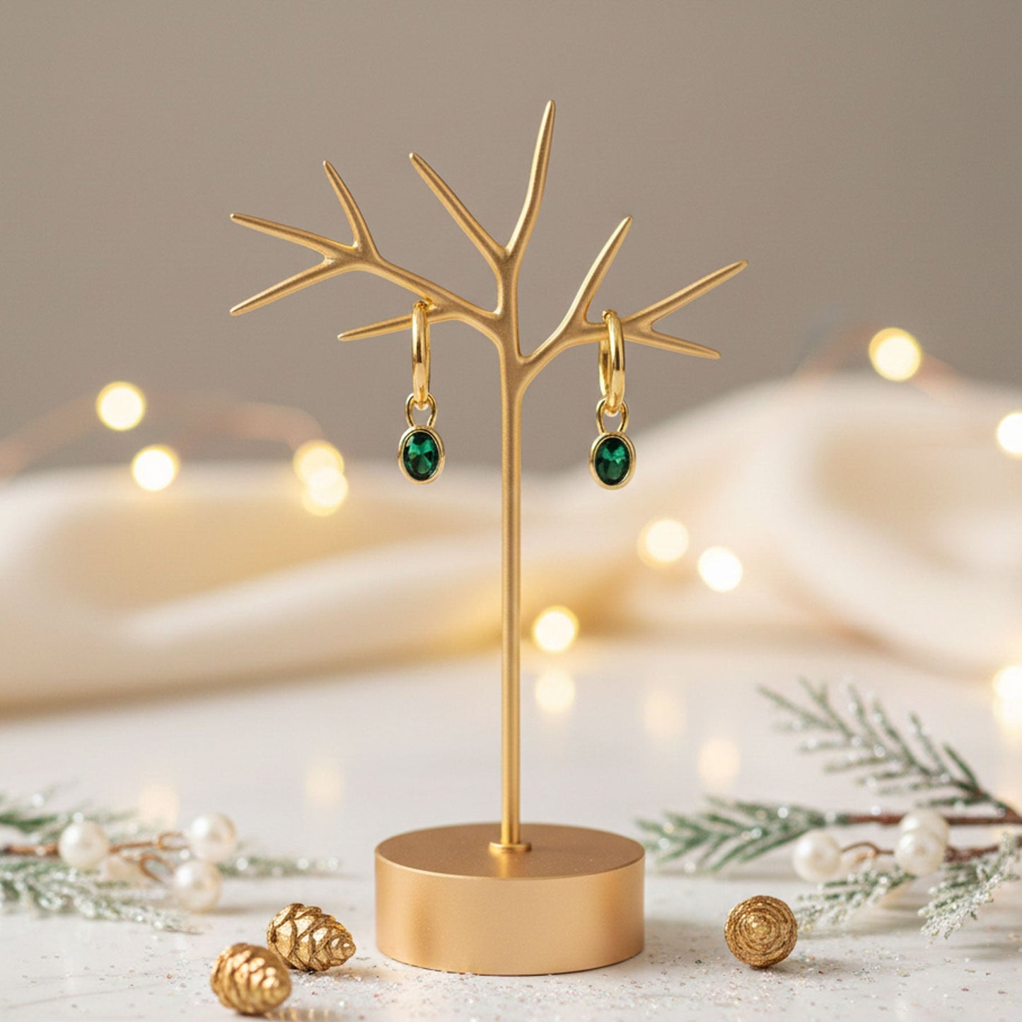 BAYANA Christmas Earrings - Green