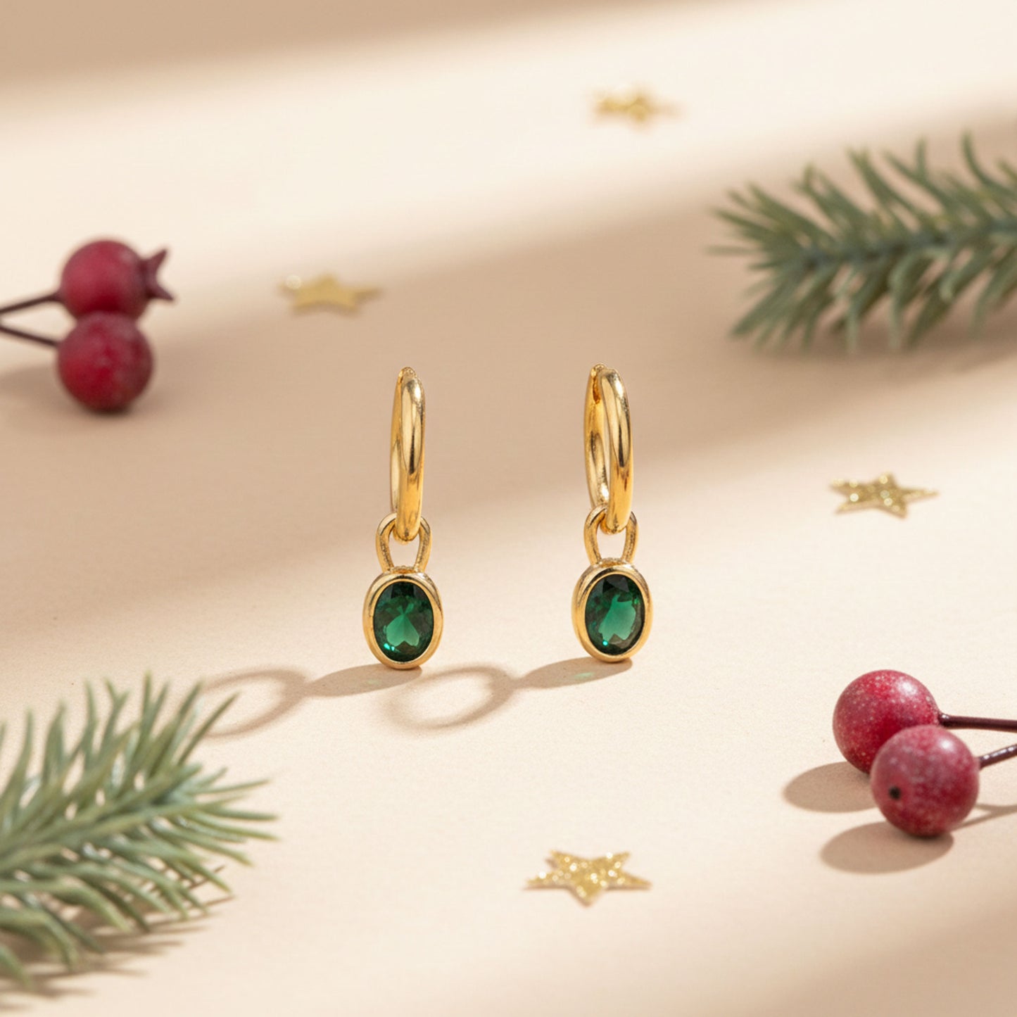BAYANA Christmas Earrings - Green