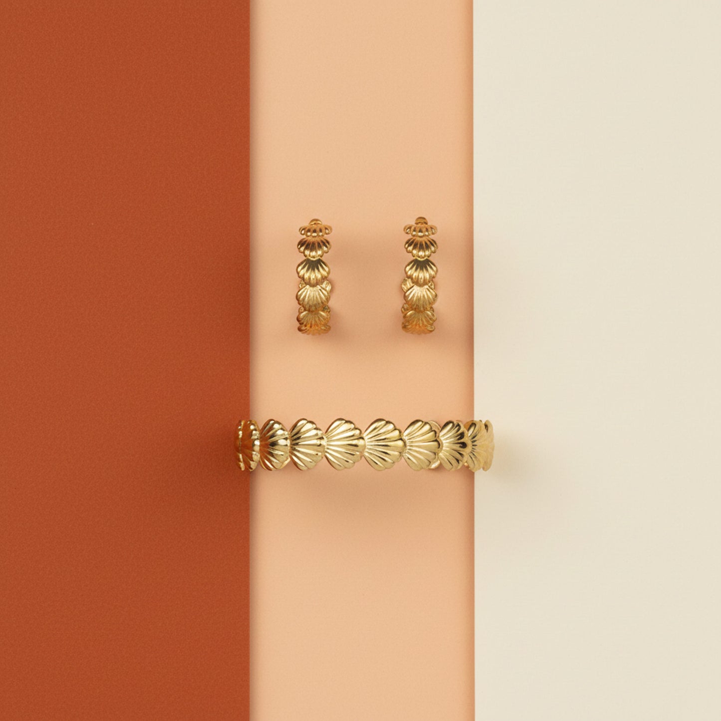 ISLA SHELL Bundle - Earrings & Bracelet