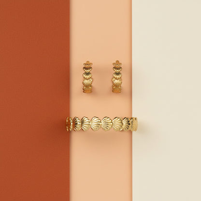 ISLA SHELL Bundle - Earrings & Bracelet