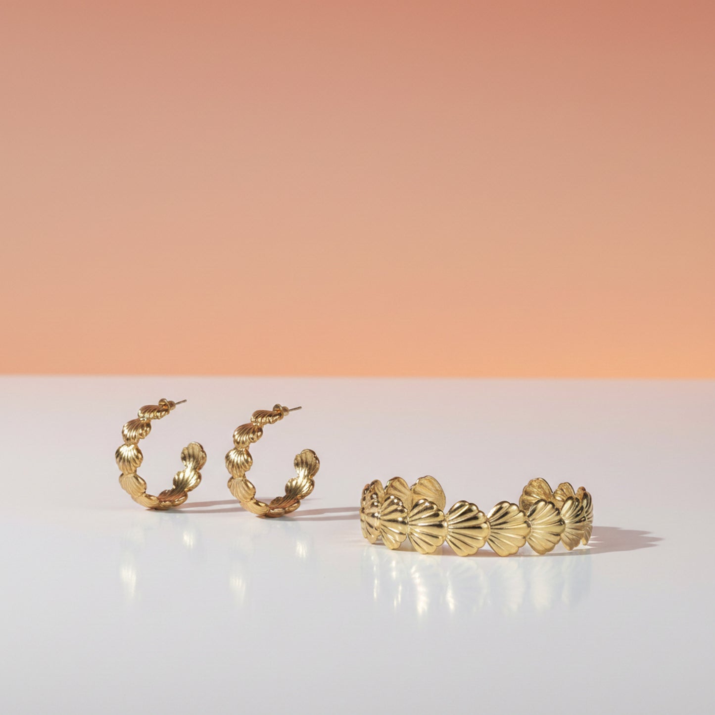 ISLA SHELL Bundle - Earrings & Bracelet