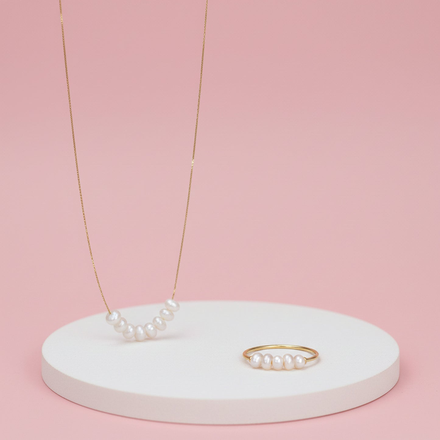 LITTLE PEARL Bundle - Necklace & Ring