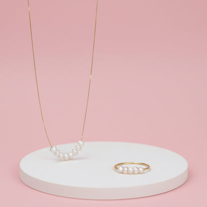 LITTLE PEARL Bundle - Necklace & Ring