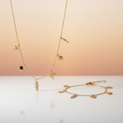 OCEAN CHARMS Bundle - Necklace & Bracelet